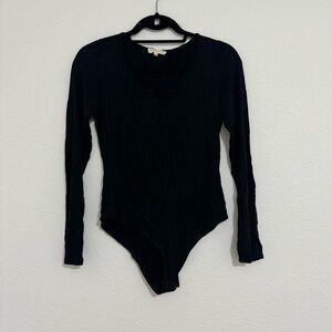 Wasabi + Mint Black Bodysuit